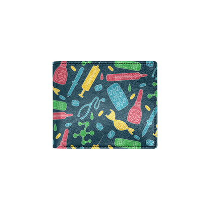 Phlebotomist Pattern Print Design A03 Men's ID Card Wallet