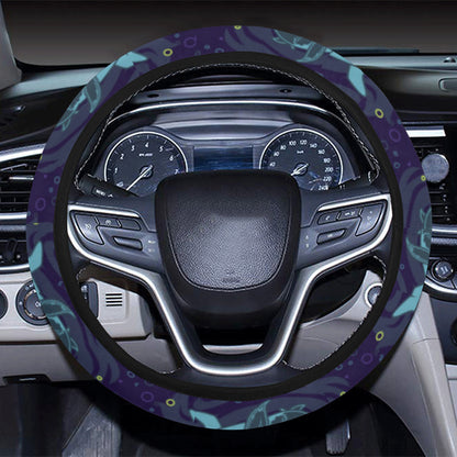 Shark Themed Print Steering Wheel Cover with Elastic Edge