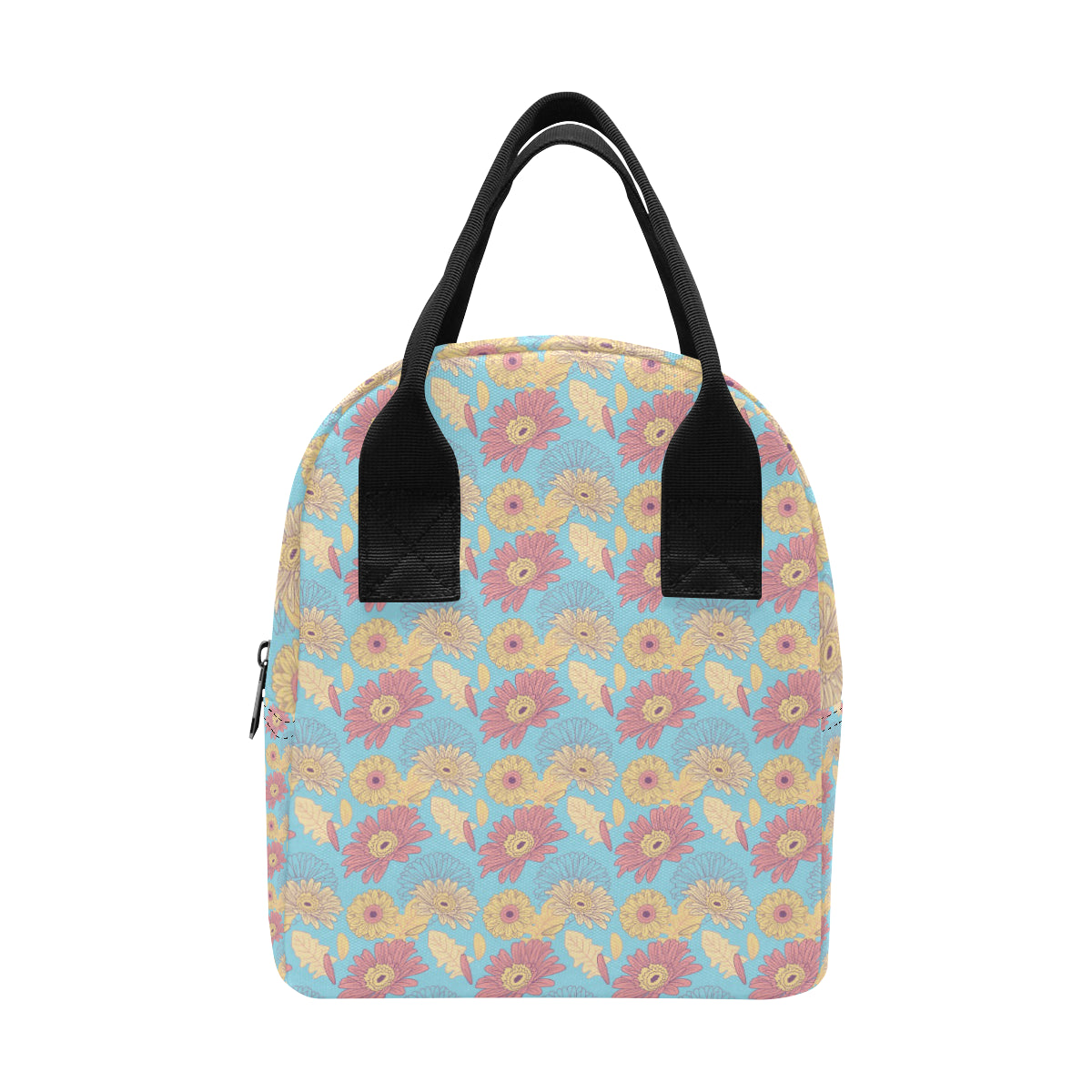 Gerberas Pattern Print Design GB04 Insulated Lunch Bag