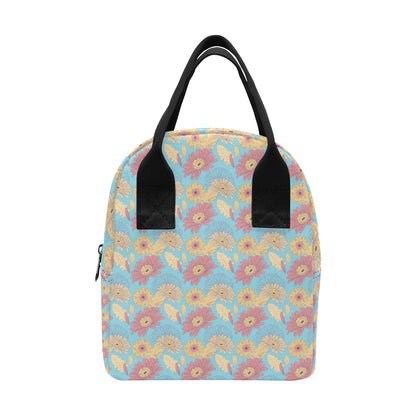 Gerberas Pattern Print Design GB04 Insulated Lunch Bag