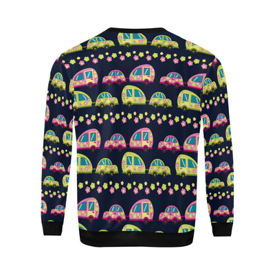 Camper Cute Camping Design No 3 Print Men Long Sleeve Sweatshirt