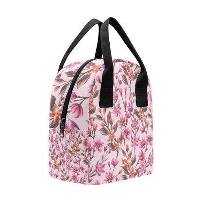 Summer Floral Pattern Print Design SF09 Insulated Lunch Bag