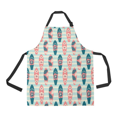 Aloha Hawaii Surfboard Pattern Print Design 02 Apron with Pocket