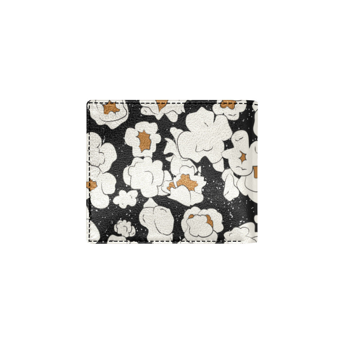 Popcorn Pattern Print Design A02 Men's ID Card Wallet