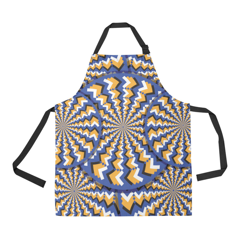 Optical illusion Pattern Print Design A01 Apron with Pocket