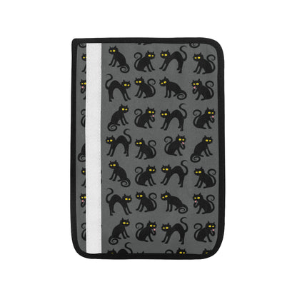 Black Cat Cute Print Pattern Car Seat Belt Cover