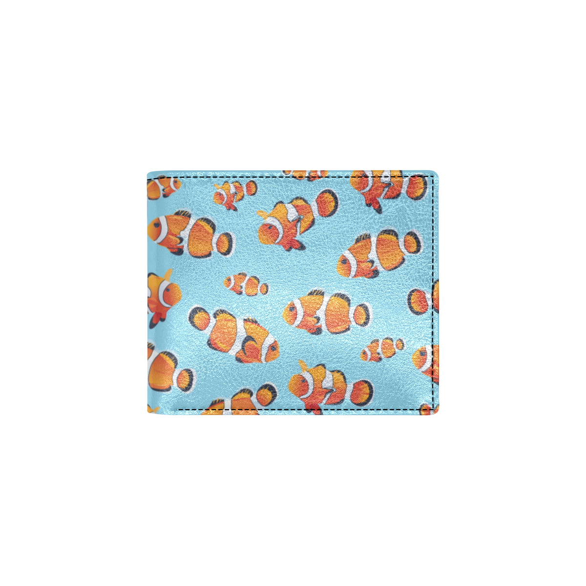 Clownfish Pattern Print Design 01 Men's ID Card Wallet