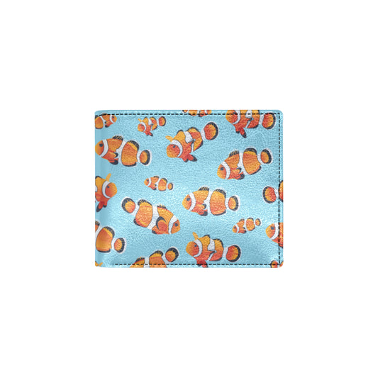 Clownfish Pattern Print Design 01 Men's ID Card Wallet