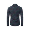 Boho Floral Mandala Men's Long Sleeve Shirt