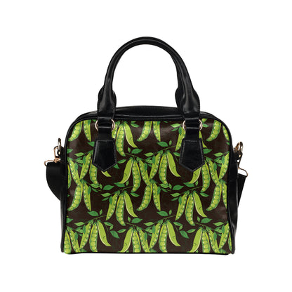 Peas Pattern Print Design A03 Shoulder Handbag