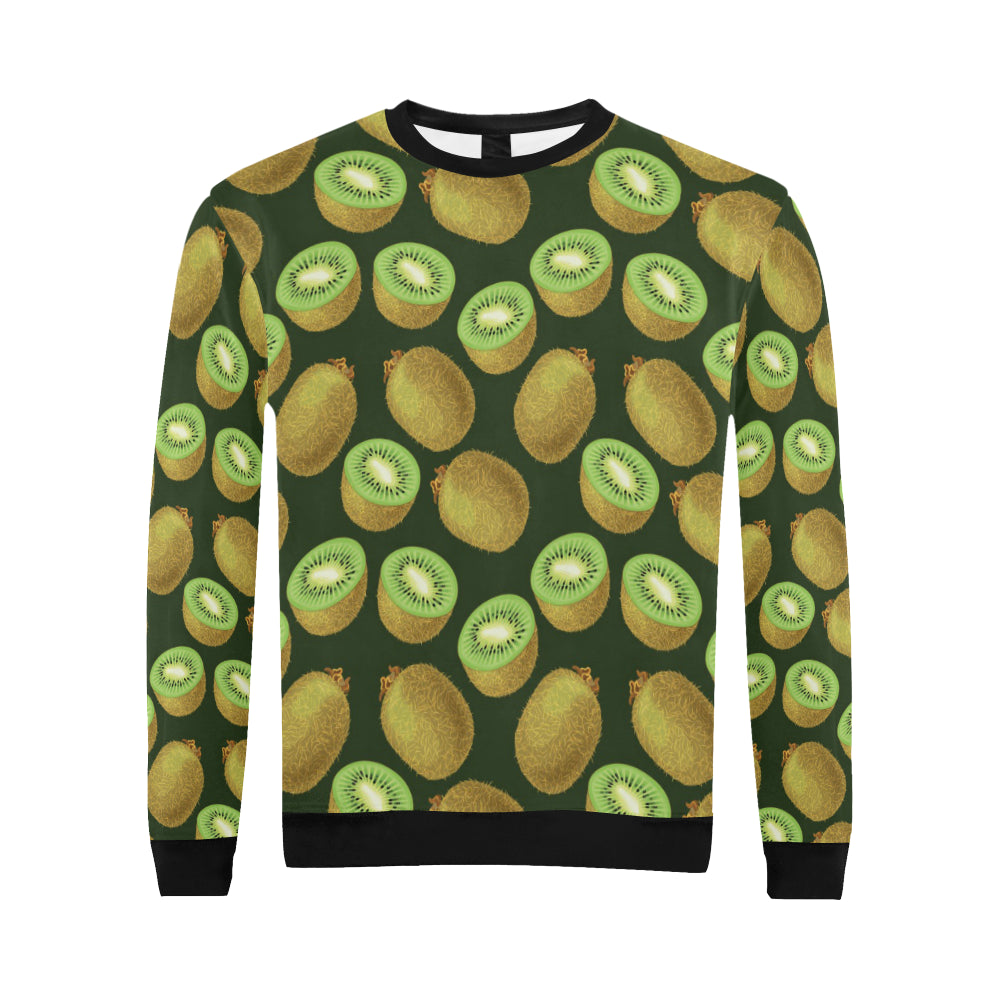 Kiwi Pattern Print Design KW04 Men Long Sleeve Sweatshirt