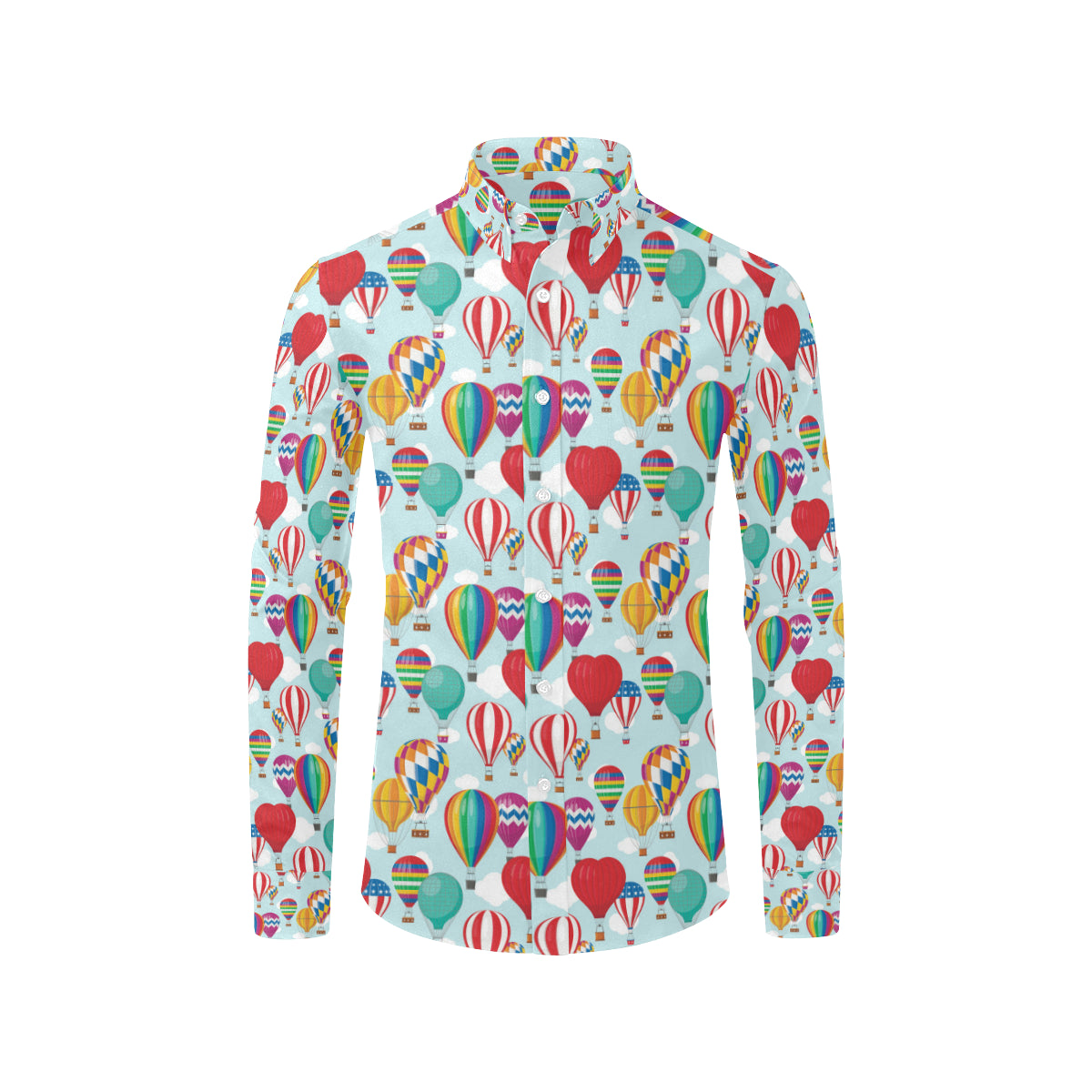 Ballon Pattern Print Design 07 Men's Long Sleeve Shirt