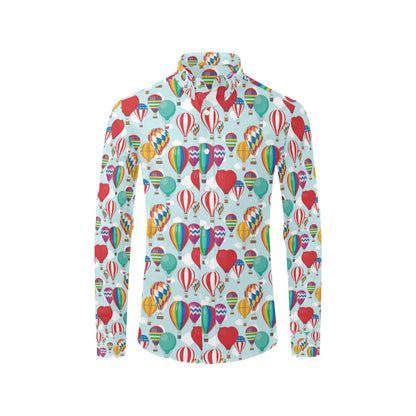 Ballon Pattern Print Design 07 Men's Long Sleeve Shirt