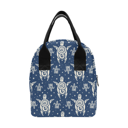 Sea Turtle Tribal Insulated Lunch Bag