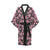 Apple blossom Pattern Print Design AB03 Women's Short Kimono