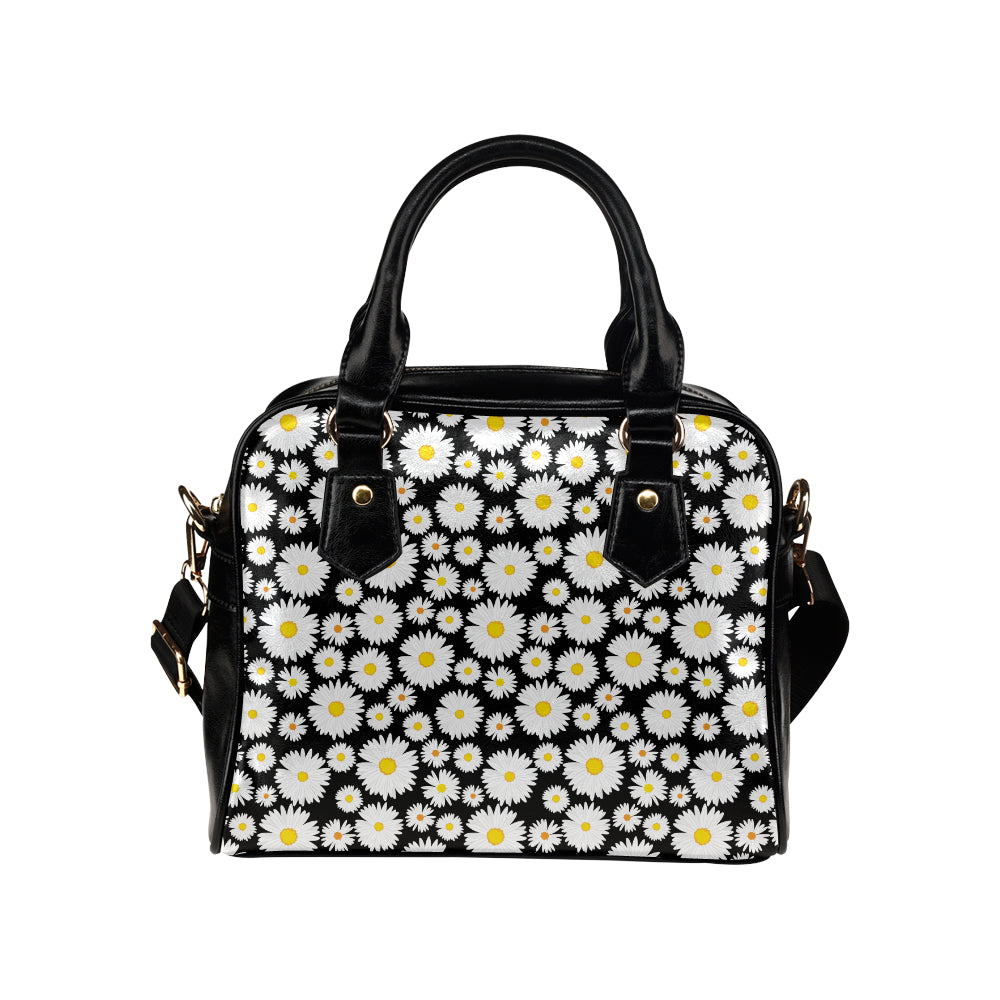 Daisy Pattern Print Design 01 Shoulder Handbag