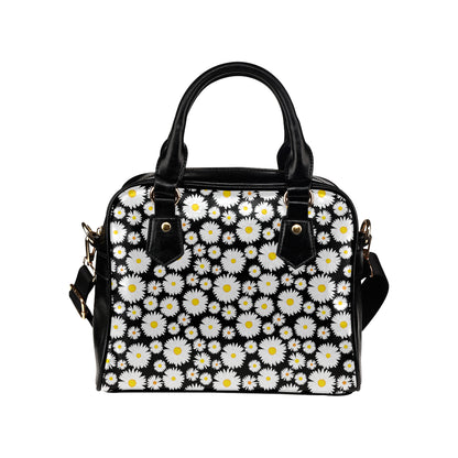 Daisy Pattern Print Design 01 Shoulder Handbag