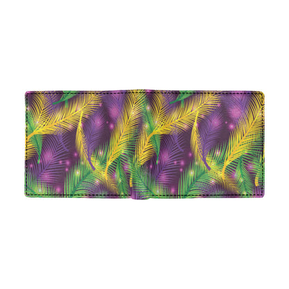 Mardi Gras Pattern Print Design 09 Men's ID Card Wallet