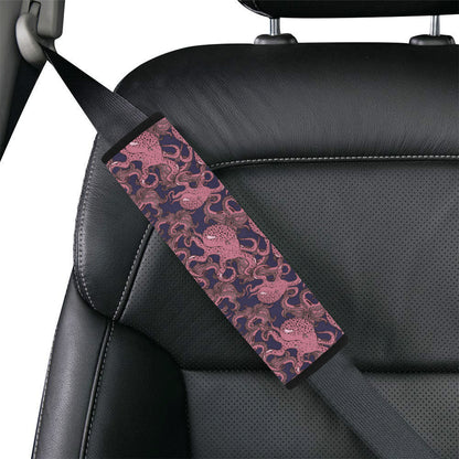 Octopus Pattern Print Design A03 Car Seat Belt Cover