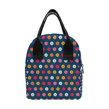 Gerberas Pattern Print Design GB06 Insulated Lunch Bag