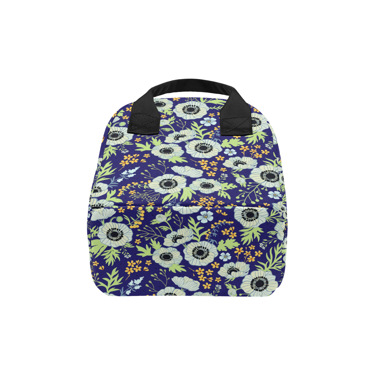 Anemone Pattern Print Design AM06 Insulated Lunch Bag