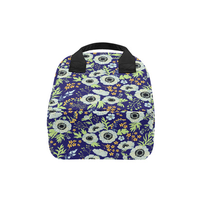 Anemone Pattern Print Design AM06 Insulated Lunch Bag