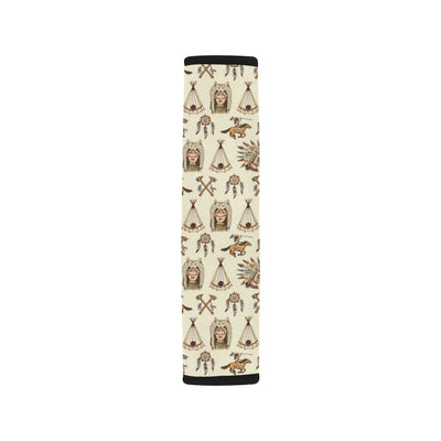 Native Indian Pattern Design Print Car Seat Belt Cover