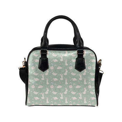 Bunny Pattern Print Design 03 Shoulder Handbag