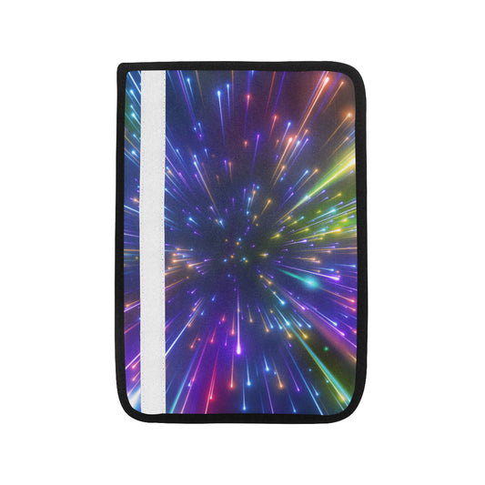 Celestial Rainbow Speed Light Car Seat Belt Cover