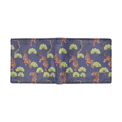 Tiger Pattern Japan Style Men's ID Card Wallet