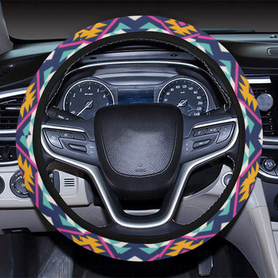 Tribal Aztec native american Steering Wheel Cover with Elastic Edge