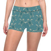 Sea Turtle Pattern Print Design T02 Yoga Shorts