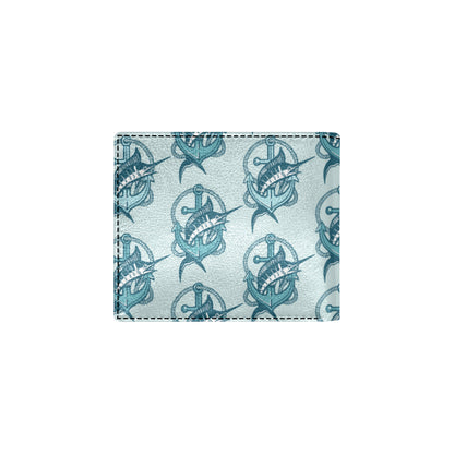 Swordfish Pattern Print Design 03 Men's ID Card Wallet
