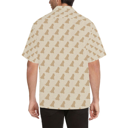 Chinese Shar Pei Pattern Print Design 01 Men's Hawaiian Shirt