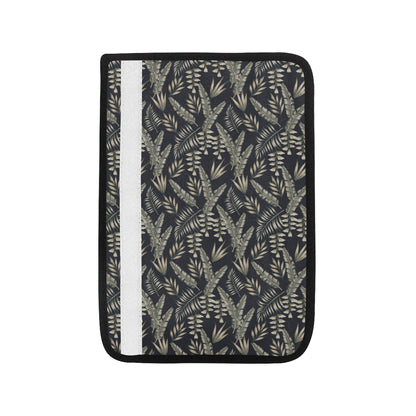 Banana Leaf Pattern Print Design 07 Car Seat Belt Cover