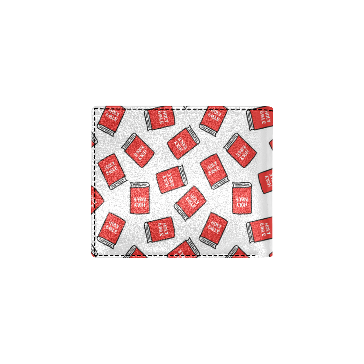Bible Pattern Print Design 03 Men's ID Card Wallet