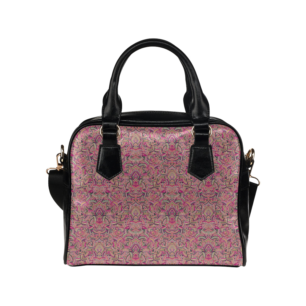 Celtic Pattern Print Design 04 Shoulder Handbag