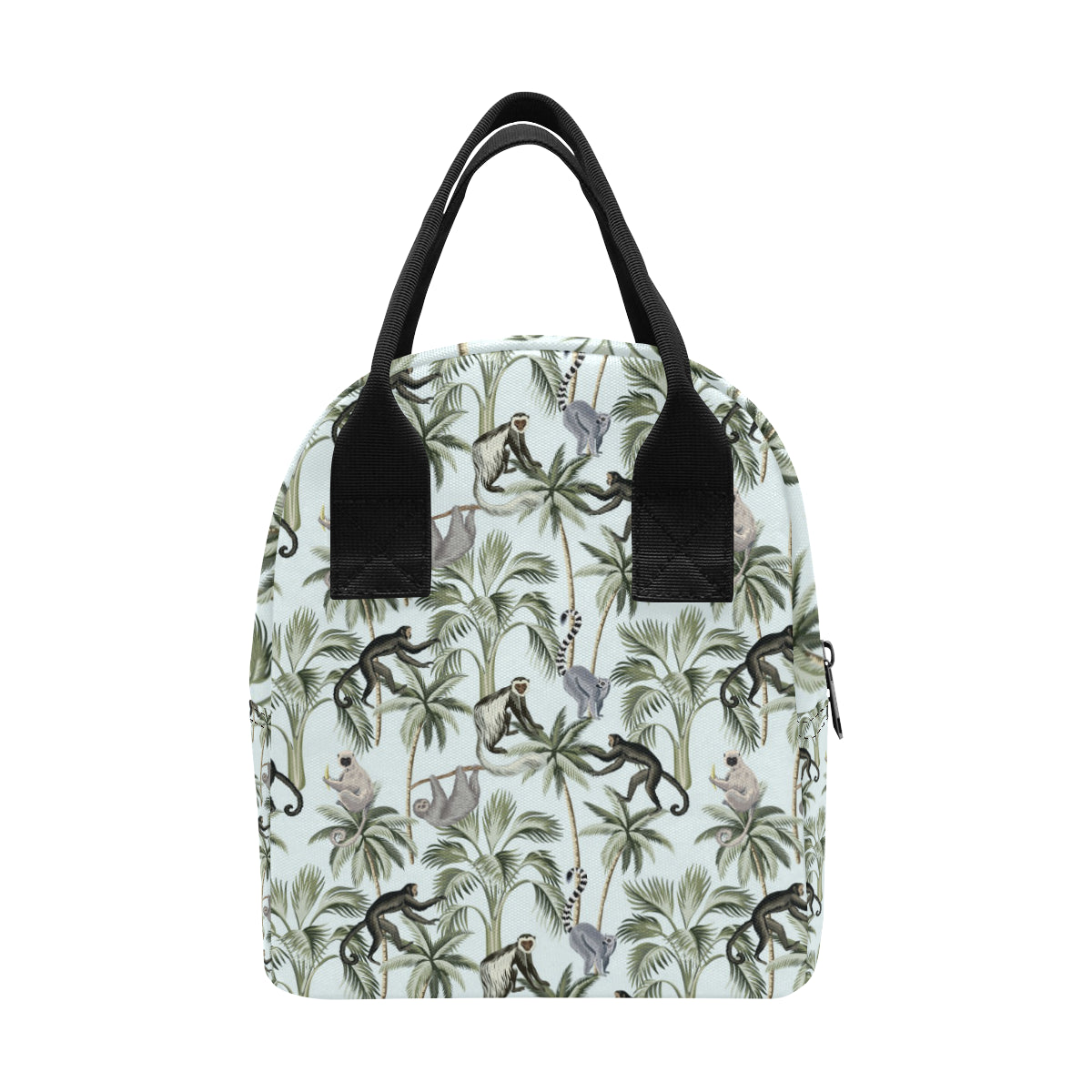 Rainforest Pattern Print Design RF04 Insulated Lunch Bag