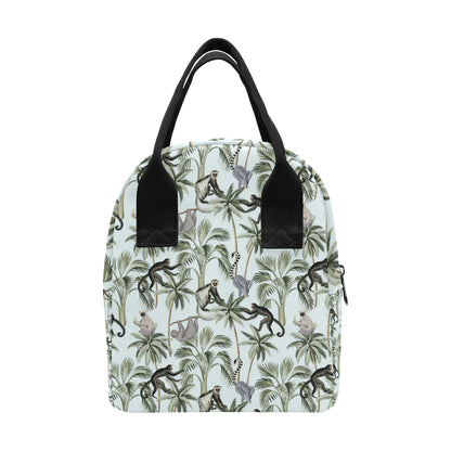 Rainforest Pattern Print Design RF04 Insulated Lunch Bag