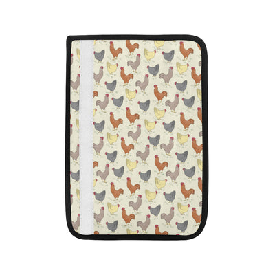 Chicken Pattern Print Design 05 Car Seat Belt Cover