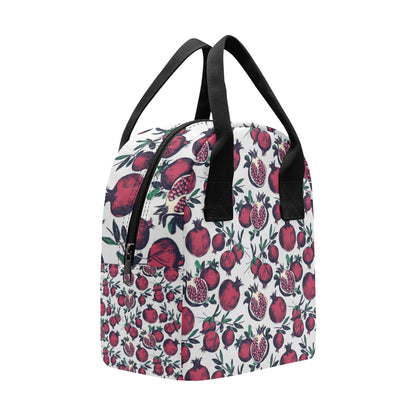 Pomegranate Pattern Print Design PG01 Insulated Lunch Bag