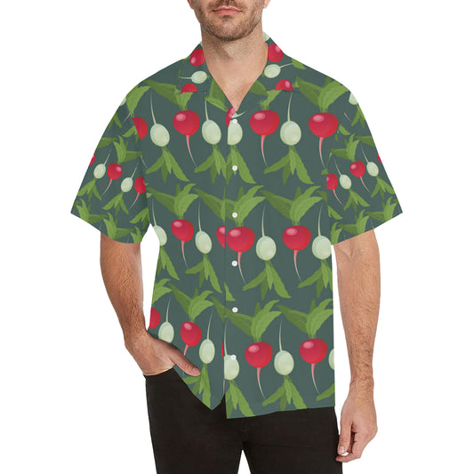 Radish Pattern Print Design A03 Men's Hawaiian Shirt