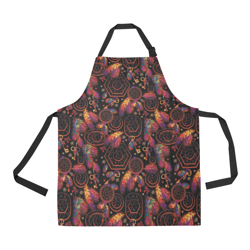 Dream catcher native american Apron with Pocket