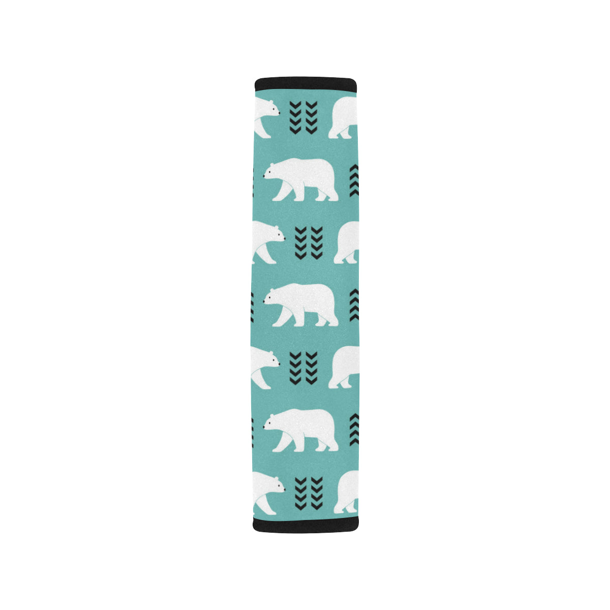 Polar Bear Pattern Print Design A05 Car Seat Belt Cover