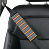 Mexican Blanket ZigZag Print Pattern Car Seat Belt Cover