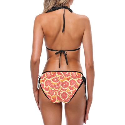 Grapefruit Pattern Print Design GF02 Bikini