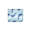 Dolphin Heart Pattern Men's ID Card Wallet