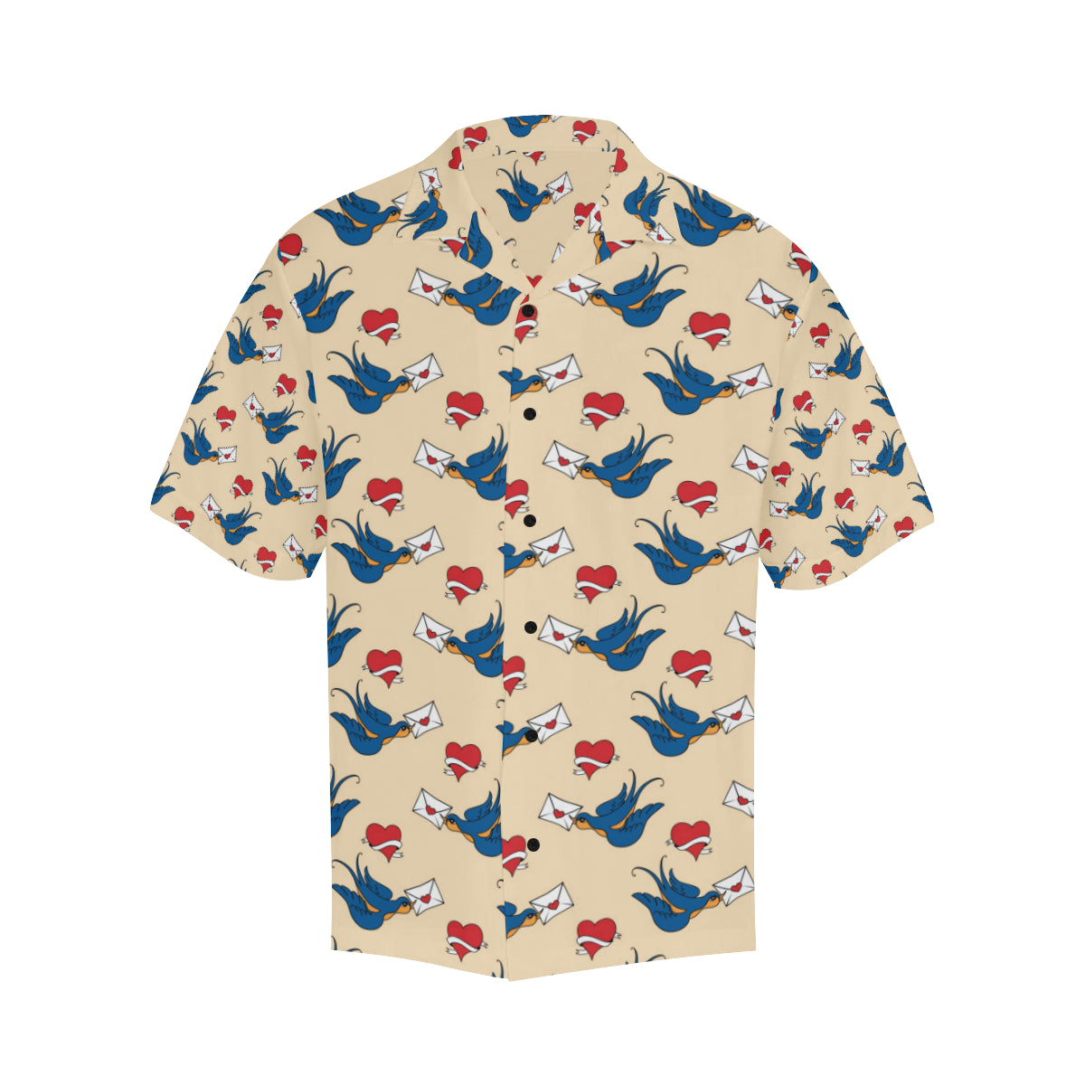 Swallow Bird Pattern Print Design 05 Men's Hawaiian Shirt