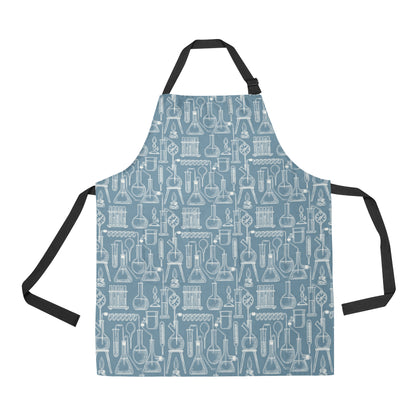 Chemical Pattern Print Design 05 Apron with Pocket