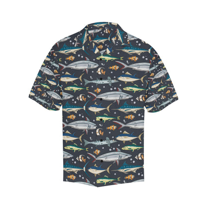 Swordfish Pattern Print Design 04 Men's Hawaiian Shirt